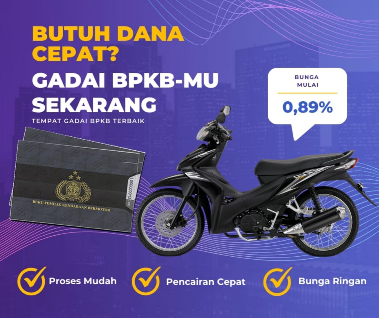 Kredit Jaminan Bpkb Motor Honda Revo Absolute Sw Dapat Dana Berapa? Seperti Ini Simulasinya